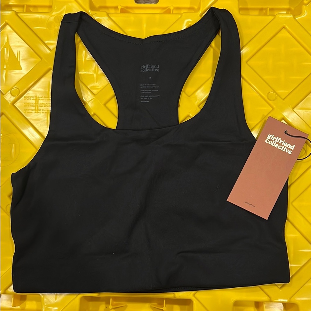 Girlfriend Collective Black Sports Bra